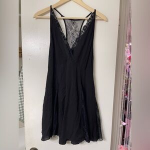 Lulu's Black Lace Dress